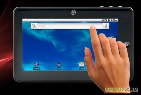 皮尔卡丹平板电脑搭载Android 2.2操作系统 皮尔卡丹平板电脑搭载Android 2.2操作系统