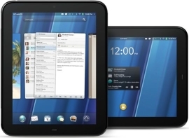 WebOS in action on the HP TouchPad.